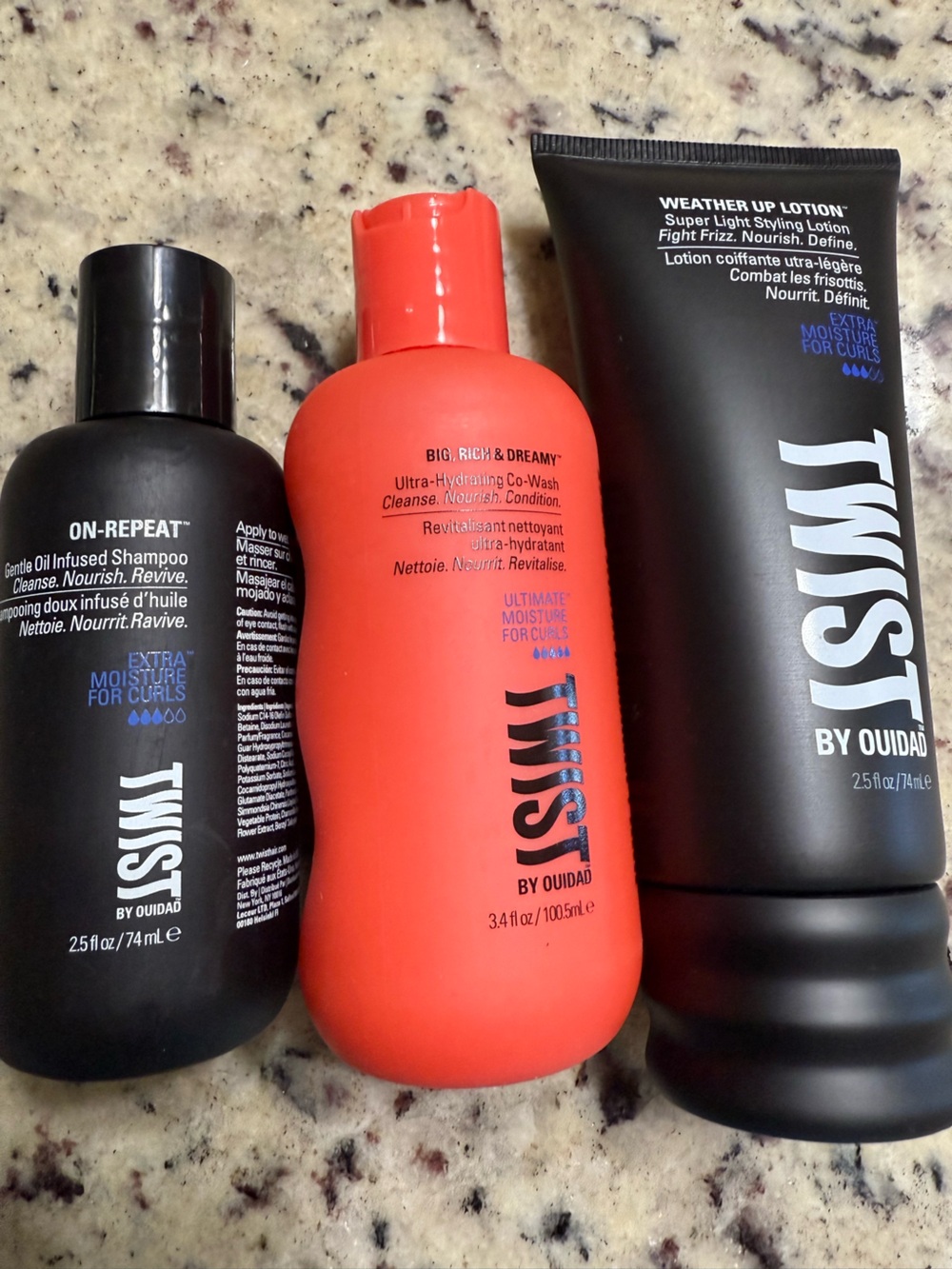 Ouidad TWIST™ Hair Care Trio - Styling and Cleanse Set
